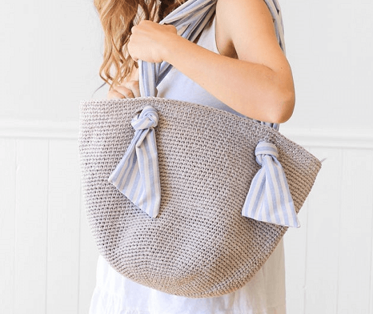 Spencer Market Bag Crochet Pattern by Lakeside Loops