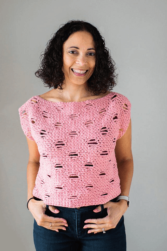 Summer Top Free Crochet Pattern by Teal And Finch