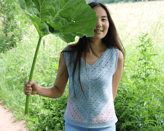 Verity Crochet Summer Top Pattern by The Almond Snug