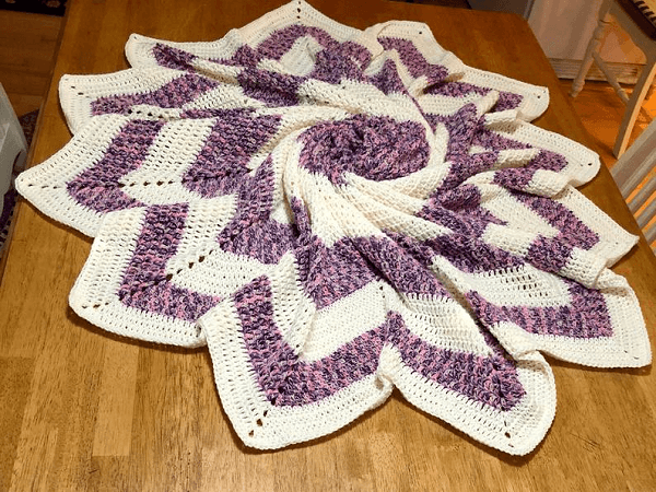 12 Point Star Crochet Blanket Pattern by Pattern Princess Etsy