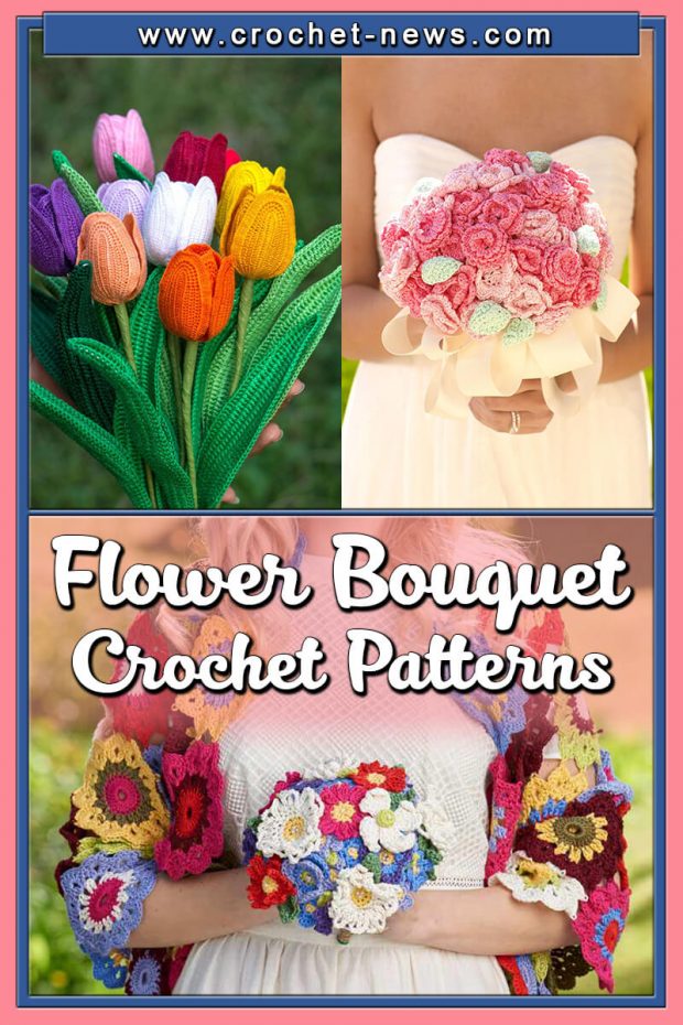 CROCHET FLOWER BOUQUET PATTERNS