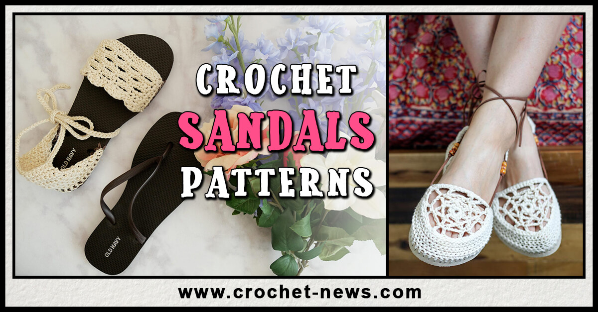 20 Crochet Sandals Patterns