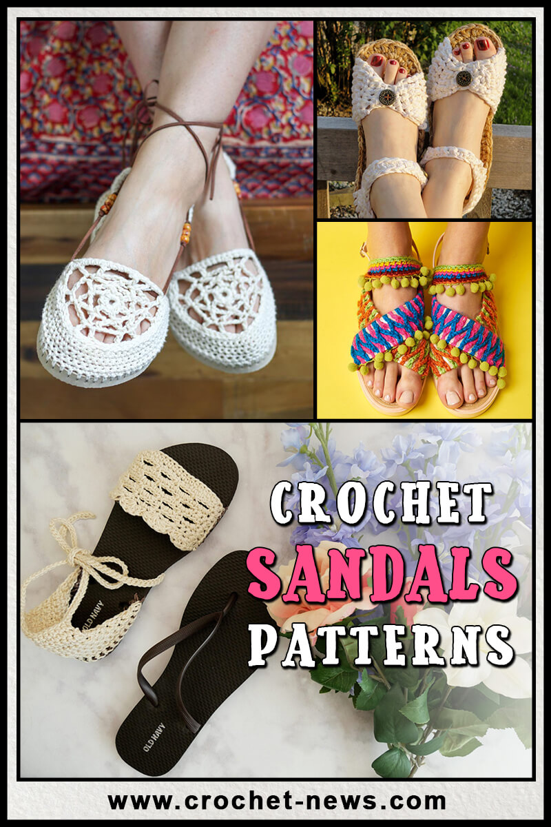 How To Make Crochet Sandals