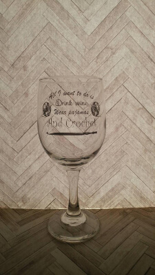 Crochet Wine Glass