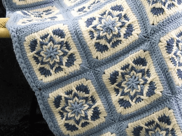 Amazing Afghan Baby Star Blanket Crochet Pattern by By Frenchie