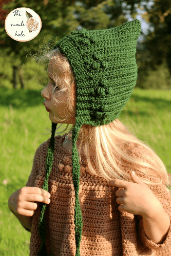 Annabelle Baby Bonnet Crochet Pattern by The Moule Hole