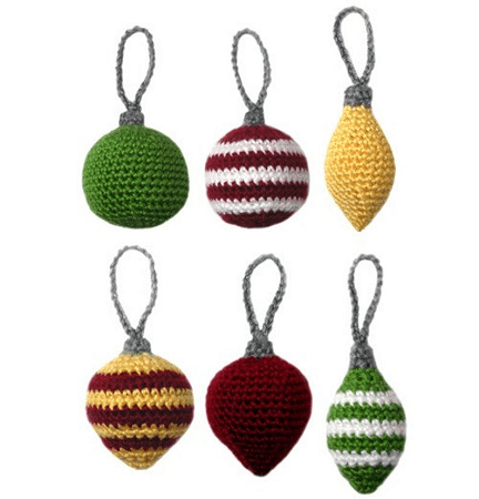 Classic Christmas Ornaments Crochet Pattern by Crochet Spot Patterns