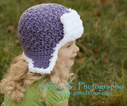 Crochet Cumberland Aviator Hat Pattern by Pretty Darn Adorable