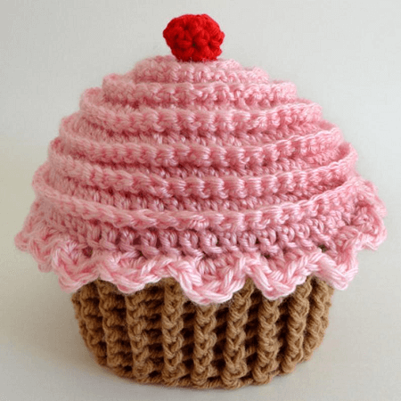 Crochet Cupcake Hat Pattern by Crochet Spot Patterns