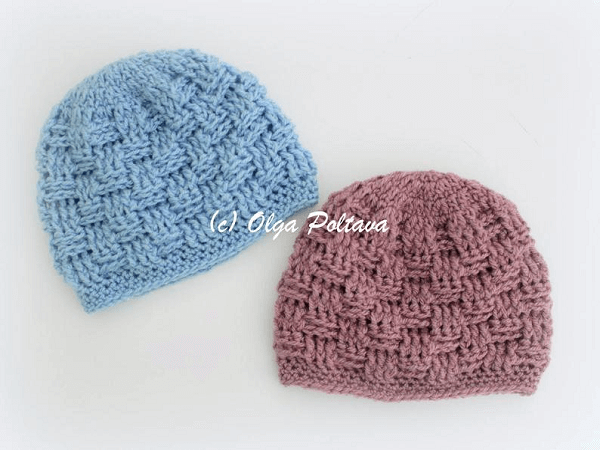 Crochet Preemie Hat Pattern by Olga Poltava