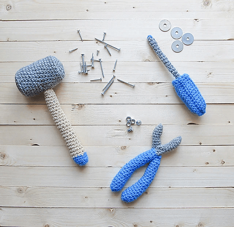 Crochet Tools For Father's Day Pattern by She Knows
