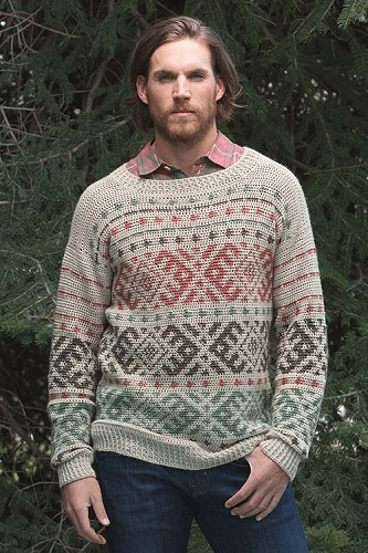 Huntsman Sweater Crochet Pattern by Natasha Robarge