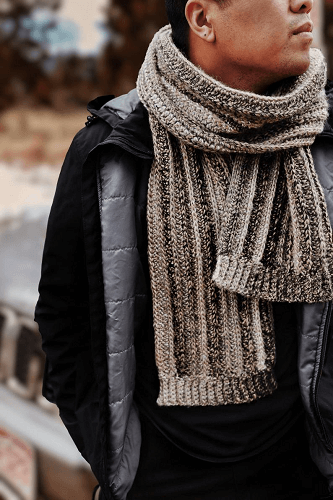 Men's Crochet Scarf Pattern by Darling Jadore