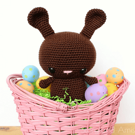 Mocha, The Chocolate Bunny Crochet Pattern by Storyland Amis