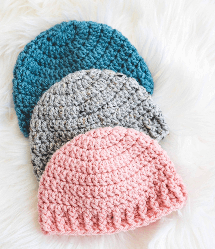 Parker Crochet Baby Hat Pattern by Sewrella