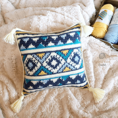 Free Pattern: Anthropologie Inspired Long Pillow - Bella Coco Crochet