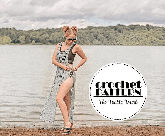 Beach Daze Cover Up Crochet Pattern by The Turtle Trunk