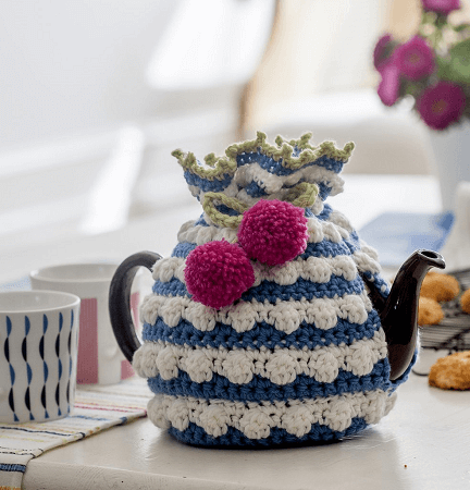 Bobble Tea Cosy Crochet Pattern by Nicki Trench