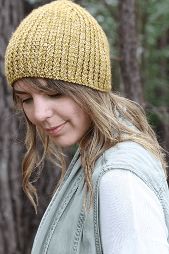 Branch Out Beanie Crochet Pattern by Kay Krochets