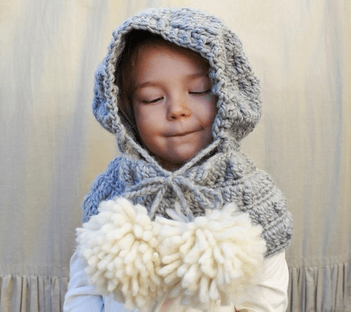 Celeste Hooded Cowl Crochet Pattern by Naturally Nora Crochet