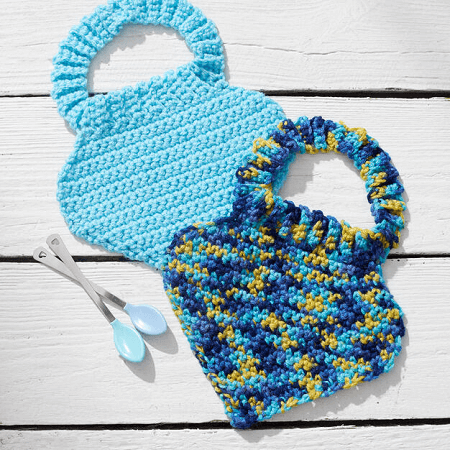 Crochet Baby Bib Pattern by Red Heart