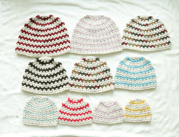 Crochet Beanie Pattern by Craft Her Blog