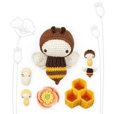 Crochet Bee Pattern by Lalylala