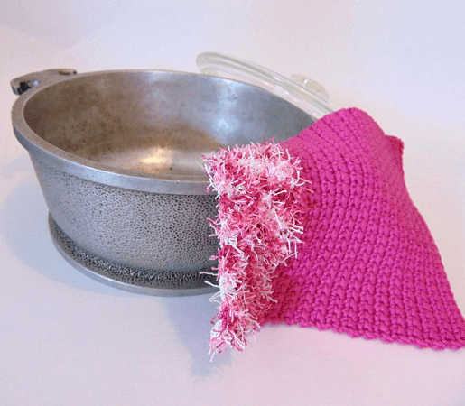 Crochet Dual Duty Scrubber Pattern 