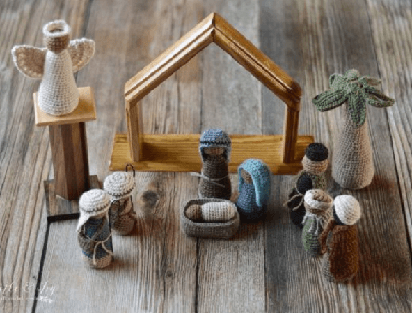 Crochet Nativity Set Pattern by Whistle And Ivy