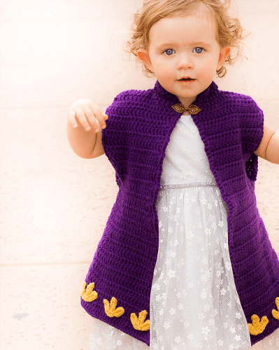 Crochet Princess Cape Pattern by Winding Road Crochet