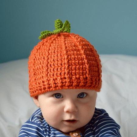 Crochet Pumpkin Hat Pattern by Han Jan Crochet