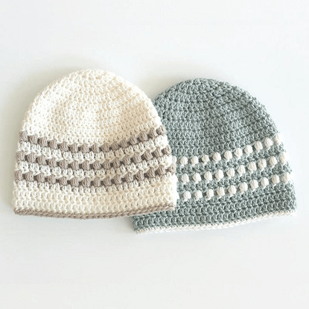 Easy Crochet Beanie Pattern by Dabbles And Babbles