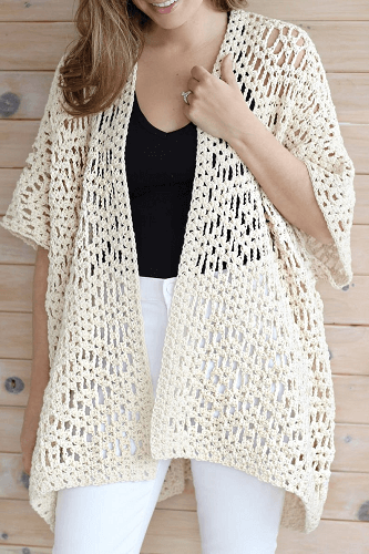 Esma Cape Crochet Pattern by Lakeside Loops