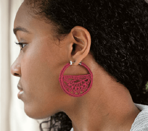 Free Crochet Earrings Pattern by Storey