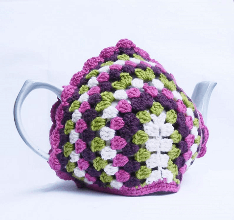 Granny Style Tea Cosy Crochet Pattern by Ruth Maddock