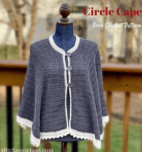 Icing On The Cape Crochet Pattern by Stitches N Scraps