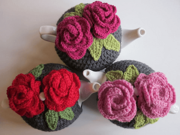 Roses Tea Cozy Crochet Pattern by Why Didn't Anyone Tell Me