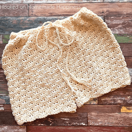Shell Shorts Crochet Pattern by Hooked Homemade Happy