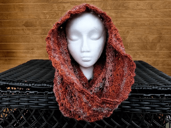 Spice Hooded Cowl Crochet Pattern by Highland Hickory Designs