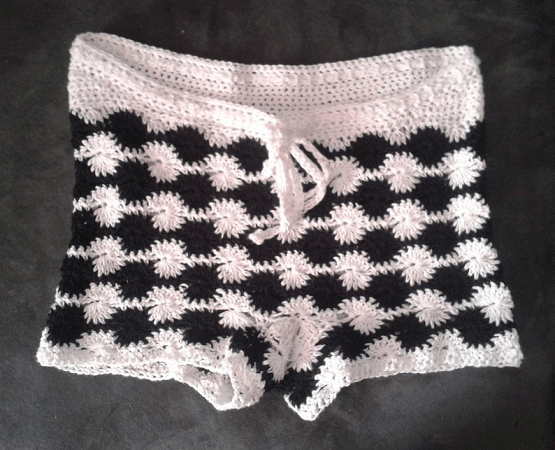 Super Sonic Crochet Shorts Pattern by Hug A Hooker