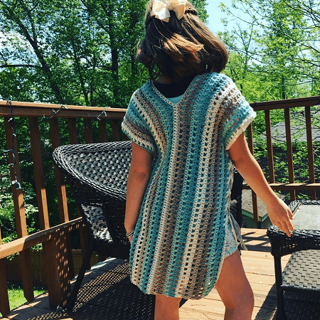 Tied Cover Up Crochet Pattern by Crochet It Creations