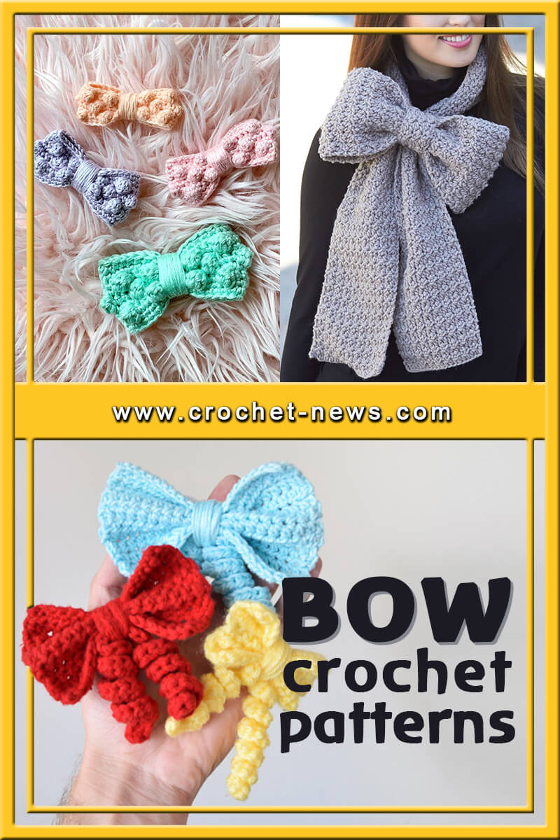 12 Crochet Bow Patterns - Crochet News
