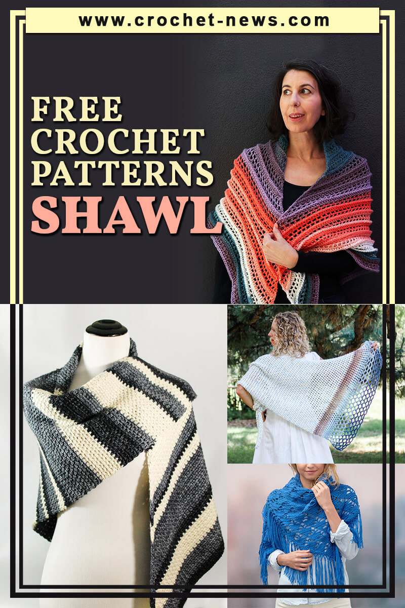 28 Free Crochet Shawl Patterns FREE CROCHET SHAWL PATTERNS