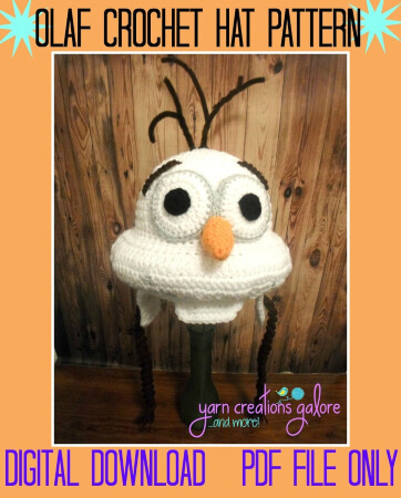 Olaf Crochet Pattern by YarnCreationsGalore