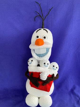 Olaf and the Snowgies Crochet Pattern by Bigurumi