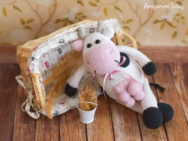 Alpine Cow Crochet Pattern by Amigurumi Today