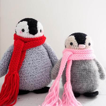 Baby Penguin Amigurumi Crochet Pattern by 1 Dog Woof