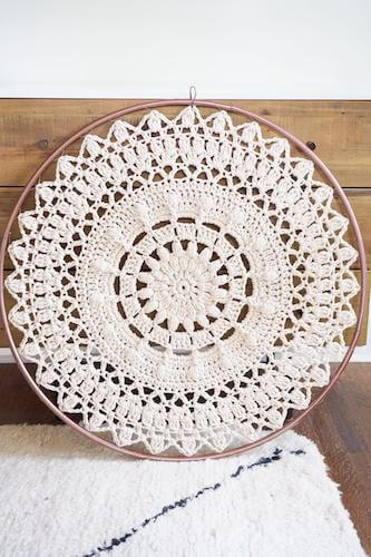 Bloom Mandala Crochet Pattern by 1 Dog Woof