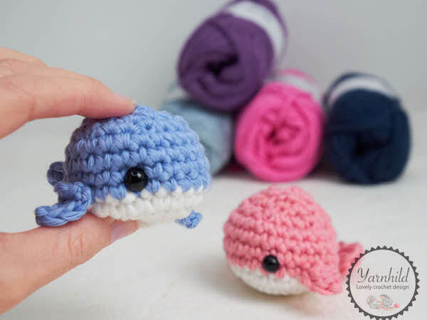 Crochet Amigurumi Whale Pattern by Yarn Hild