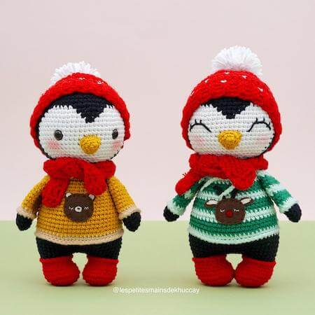 Crochet Christmas Penguin Pattern by Tites Mains De Khuccay